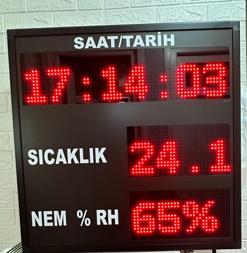 Saat-Derece Tabelası